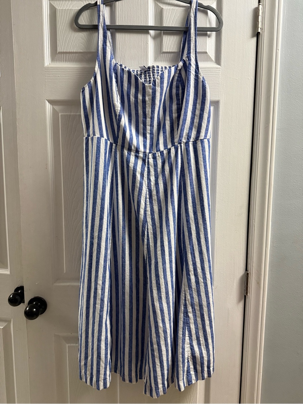 Old Navy Fit and Flare Linen Blend Striped Mini Dress Size 2X - Picture 4 of 12